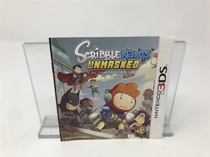 Scribblenauts: Unmasked - Nintendo 3DS - Solo manual - Versión francesa - Imagen 1 de 2