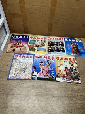 Vintage Games Magazine Lot 1984 Puzzle Logic Brain Teaser - Lot of 7 Issues - Image 1 of 4
