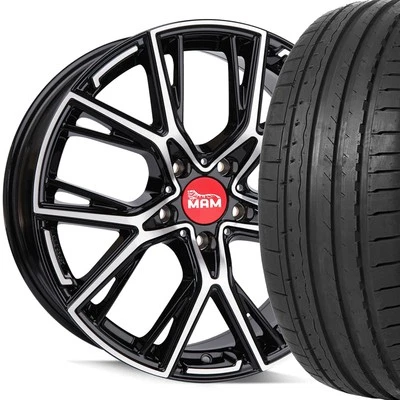 19 Zoll Sommerräder MAM B4 BFP Alufelgen 235/45 für Audi A6 C8 Lim. Typ F2 - Bild 1 von 4