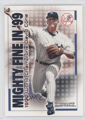 2000 Fleer Impact Mighty Fine in '99 David Cone #4MF - Image 1 of 2