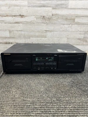 Usado ONKYO TA-RW544 Auto Reverse Doble Cassette Deck - Enciende Foto 1 de 4