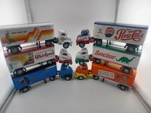 1:48 Scale Trucks & Trailers - SIX PACK - Pepsi, Tide, Sinclair, Wrangler & More - Picture 1 of 22