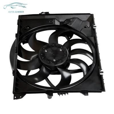 17427522055 Radiator Cooling Fan Assembly 600W For BMW E90 128i 323i 325i 328i - Image 1 of 4
