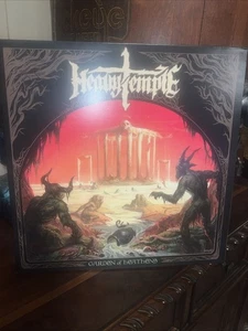 Heavy Temple - Garden of Heathens - Clear/Green/White Marble [vinyl-excellent) - Picture 1 of 8