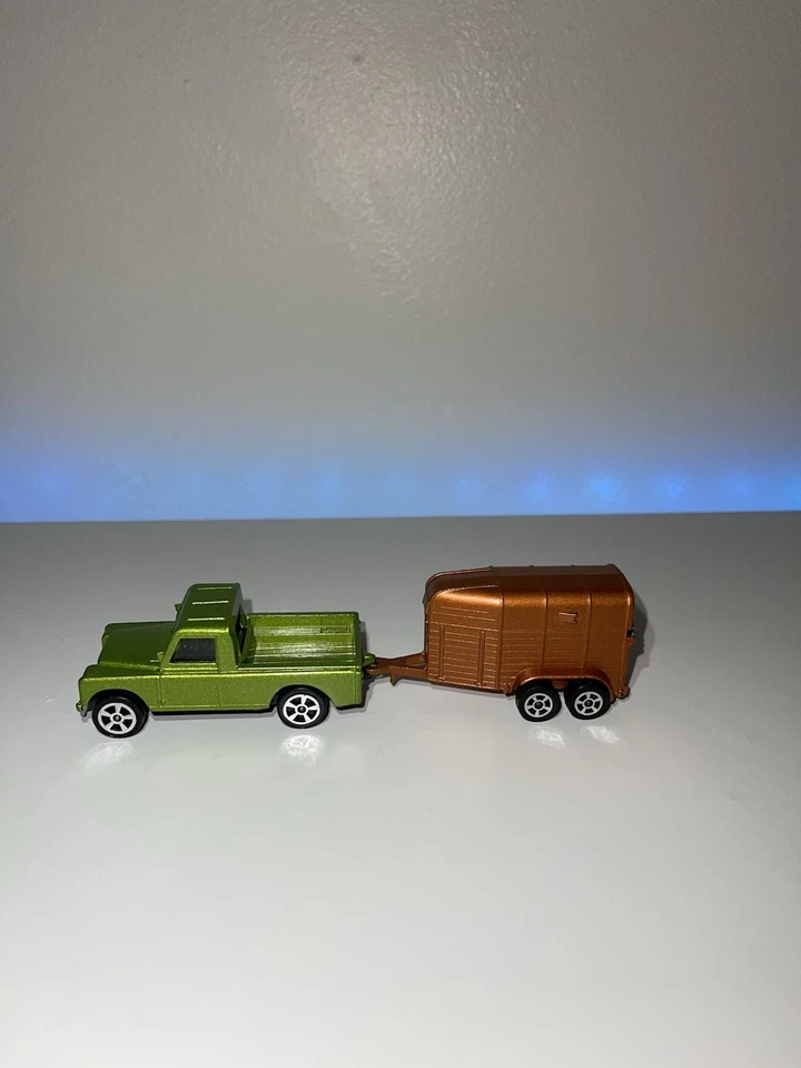 Corgi Juniors 2503 Land Rover & Rice Pony Club Trailer w/ Pony - Image 1 of 4