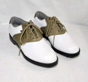 Adidas Saddle Rituals Leather Spikeless Golf Shoes Womens Size 7.5 - Picture 1 of 16