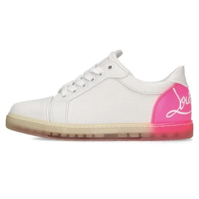 Christian Louboutin Mujer Zapatillas de Corte Bajo Blanco × Rosa EU36/US6... - Imagen 1 de 4