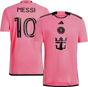 Adidas Lionel Messi Adult Inter Miami CF Primaria Rosa Replica Maglia - XL $130 - Foto 1 di 4