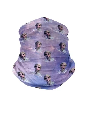 Disney Kids Girls Frozen Elsa All-Over Print Neck Gaiter Wrap Lightweight - Image 1 of 4