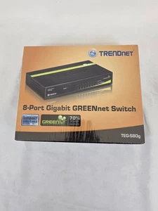 TRENDnet TEG-S80g 8-port Gigabit Ethernet Switch GREENneT - Picture 1 of 6
