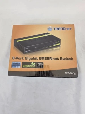 TRENDnet TEG-S80g 8-port Gigabit Ethernet Switch GREENneT - Image 1 of 4