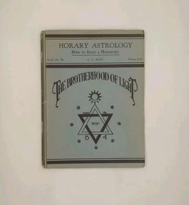 How to Erect a Horoscope by C. C. Zain (The Church of Light) - Imagen 1 de 3