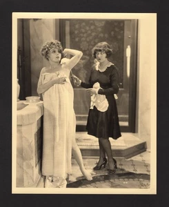 C1930 RISQUE DECO MACK SENNETT BATHING BEAUTY MADGE BELLAMY MAID BATHROOM PHOTO - Picture 1 of 9