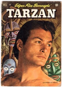 Tarzan #28 1952 Dell Golden Age Comic Book Lex Barker Photo Cover ERB - Picture 1 of 2