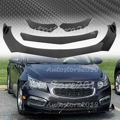 For Chevrolet Cruze 2011-2019 Front Rear Bumper Lip Spoiler Splitter Body Kit Foto 1 de 4