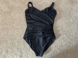Traje de baño Miraclesuit Sanibel negro de una pieza talla 14DDD con aros control abdominal - Imagen 1 de 13