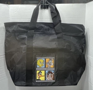Bolso de Mano De Colección Hallmark Looney Tunes Negro Personajes Bordados Warner Brothers - Imagen 1 de 13