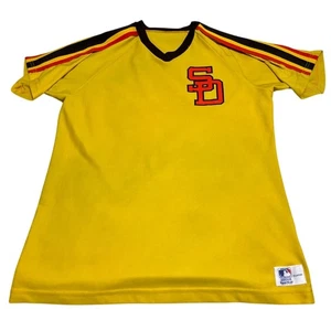 Vintage 70er-80er MLB Medalist Sand-Knit San Diego Padres Pullover Trikot XL RAR - Bild 1 von 6