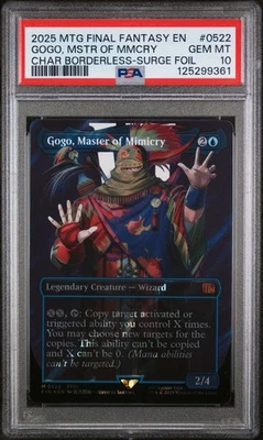 PSA 10 GEM MINT MTG Final Fantasy Gogo Master of Mimicry 2025 Surge Foil 0522 - Image 1 of 2