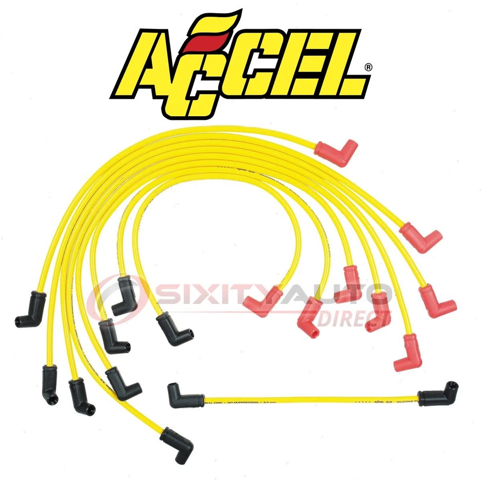 ACCEL Spark Plug Wire Set for 1987-1989 GMC V3500 5.7L V8 - Ignition Plugs eq — 第 1/4 张图片