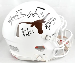 Texas Longhorns Quad Legends F/S Speed Authentic Helmet - Beckett W Hologram - Picture 1 of 6