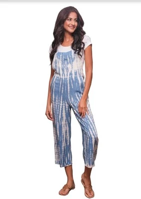 Mono Sacred Threads Hippie Boho Festival Azul Tie Dye Recortado OS Foto 1 de 4