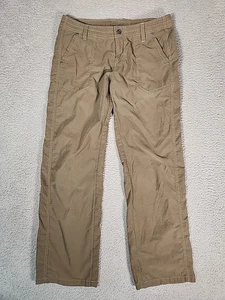 Pantalones Kuhl para mujer 10 marrón regular elástico senderismo camping ligero al aire libre 32x30 - Imagen 1 de 13