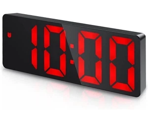 Digital Alarm Clock Large LED Screen Easy Set Up Date Temperature 12/24H Display - Picture 1 of 24