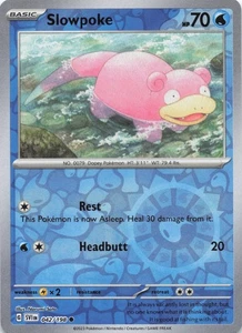 Slowpoke - Common SV01: Scarlet & Violet Base Set 042/198 NM Reverse Holo - Picture 1 of 2