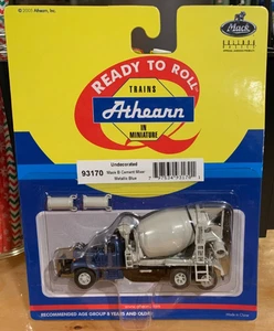 Camión mezclador de cemento Athearn 1/87 sin decorar metálico Blue Mack B #93170 raro nuevo en caja - Imagen 1 de 3