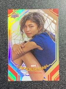 2017 UD Marvel Spider-Man #17 ๐ฅ ZENDAYA GOLD FOIL ACHIEVEMENT ๐ฅ - Foto 1 di 2