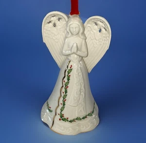 Lenox Holiday Engel Glocke Figur 5,75" Porzellan amerikanisch nach Design ohne Box - Bild 1 von 11