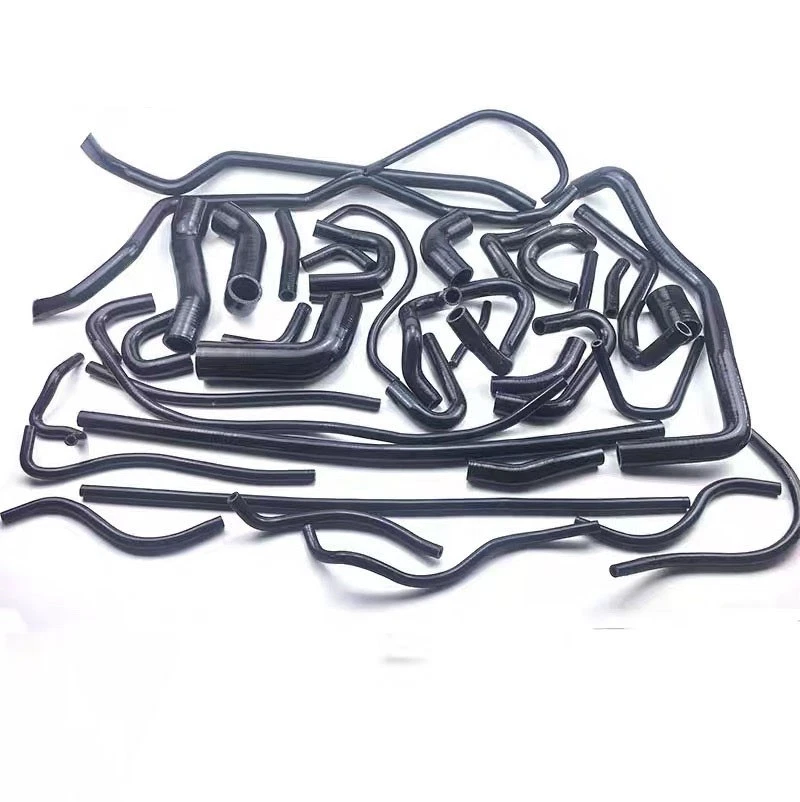 Mangueira de líquido de arrefecimento de silicone para Bentley Arnage RL 6.8L V8 2003-2009 2004 2005 2006 PRETA - Imagem 1 de 1