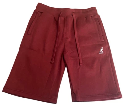 Pantalones Cortos Kangol Polar Para Hombre S Rojo Granate Informales Bolsillos con Cordón Foto 1 de 4