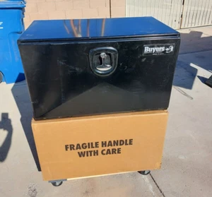 (2)Buyers Products 1742303, 18x18x30" Pro Series Black Steel Underbody Truck Box - Picture 1 of 9