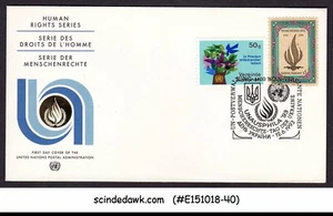 NACIONES UNIDAS ONU - 1993 SERIE DE DERECHOS HUMANOS - FDC - Imagen 1 de 1