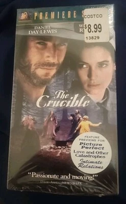 The Crucible (VHS, 1998) SEALED Daniel Day Lewis Winona Ryder, New - Image 1 of 3