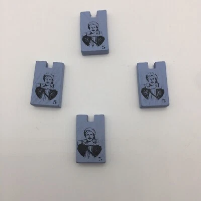 4 BLUE Zouave Corporal Pieces Stratego America's Civil War Collectors 2007 - Image 1 of 4