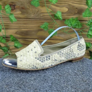 Sam Edelman Women's Aster Ballet Beige Leather Sz 6 Medium Gently Used 2025 - Imagen 1 de 6