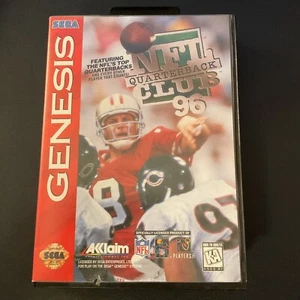 NFL Quarterback Club 96 (Sega Genesis, 1996) Complete In Box - Picture 1 of 12