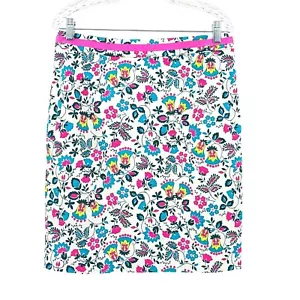 Boden Rock Damen 10P US 14P UK exotischer Garten modern Bleistiftrock Blumenmuster neu mit Etikett - Bild 1 von 13