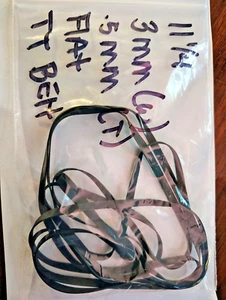 Tocadiscos/audio/video/cinturón plano de goma de 11,25 pulgadas (286 mm x 4 mm x 0,6 mm) - Imagen 1 de 3