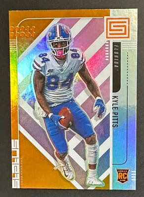 2021 Chronicles Status Draft Picks Football #175 Kyle Pitts RC Falcons Orange - Image 1 of 2