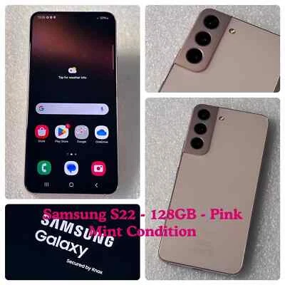 Samsung Galaxy S22 SM-S901B/DS - 128GB - Pink (Unlocked) - Grade A+ - ref 201 - Image 1 of 4