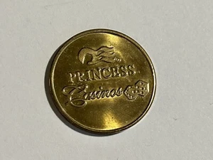 Vintage Princess Cruises Casino Gold Token - Bild 1 von 2