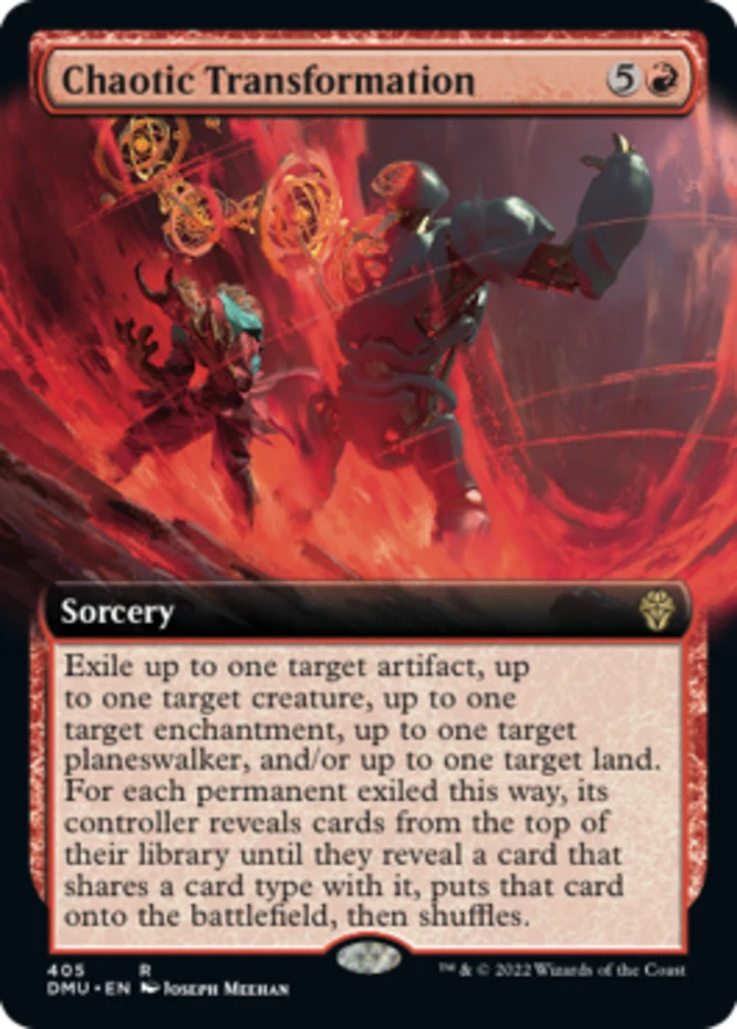 x1 Chaotic Transformation - Extended Art R MTG Dominaria United M/NM, English - Image 1 of 1