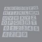 2 Inch 36pcs Letter Numbers Stencils Set For Spray Painting Reusable Alphabe FD5
