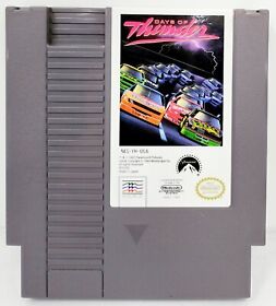 NES Days Of Thunder (Nintendo, 1990) Cartridge Racing Game Rated E