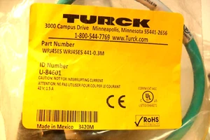 TURCK WRJ45ES-WRJ45ES-441-0,3 M - U-84601 sellado de fábrica - Imagen 1 de 3