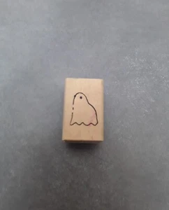 Ghost Rubber Stamp Stampourri Lisa Hindsley 1998 Halloween - Picture 1 of 6